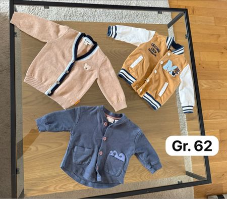 3 Babyjacken Steiff und weitere Marken Grösse 62