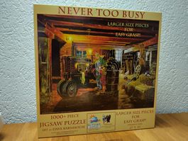 1000er Puzzle, Jigsaw, Im Stall, extra grosse Teile