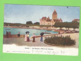 Ouchy,  Les Quais et l'Hôtel du Château