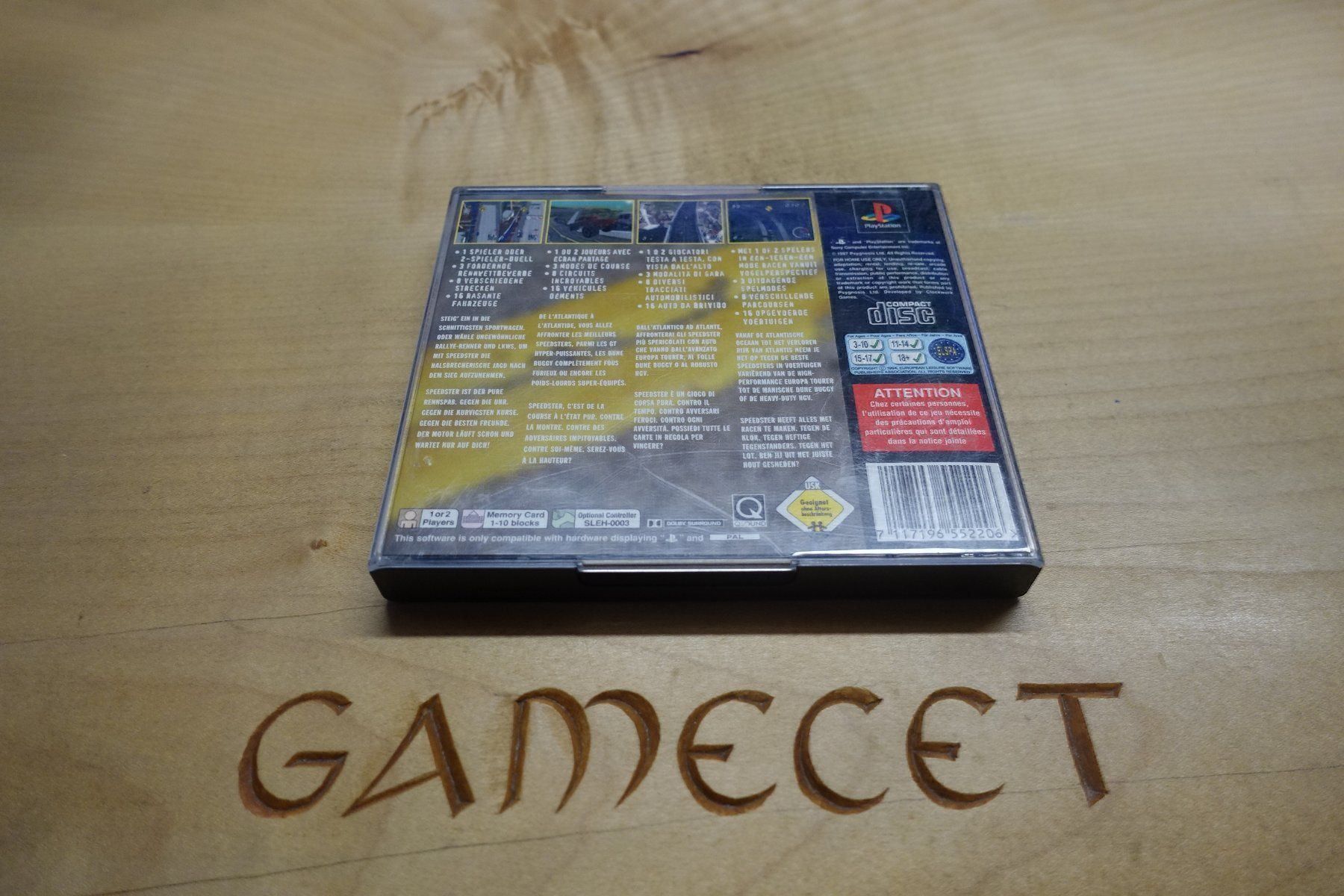 Sony Spiele: Speedster – Gebraucht aus Steinach von Gamecet 2