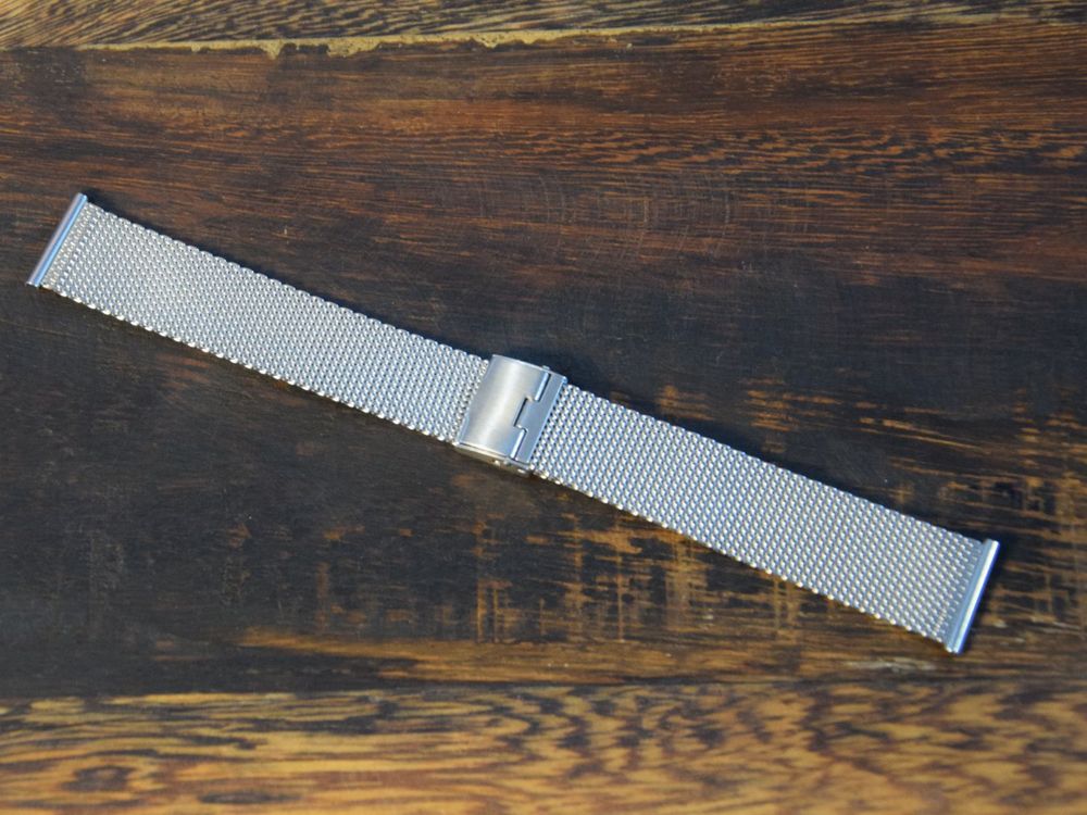 Acier Inox Montre Bracelet Avec Coup D'Envoi Rond 19 MM de