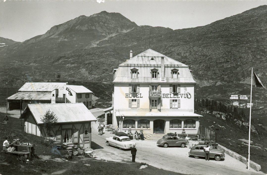 Cartoline postali: Simplon - Hospiz,  -Kulm & -Strasse  VS -  5  diverse Karten – Usato da Brig venduto da Valcards54 1