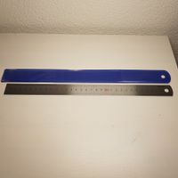 Massstab / Lineal Metall 300 mm biegbar inkl. Schutzhülle