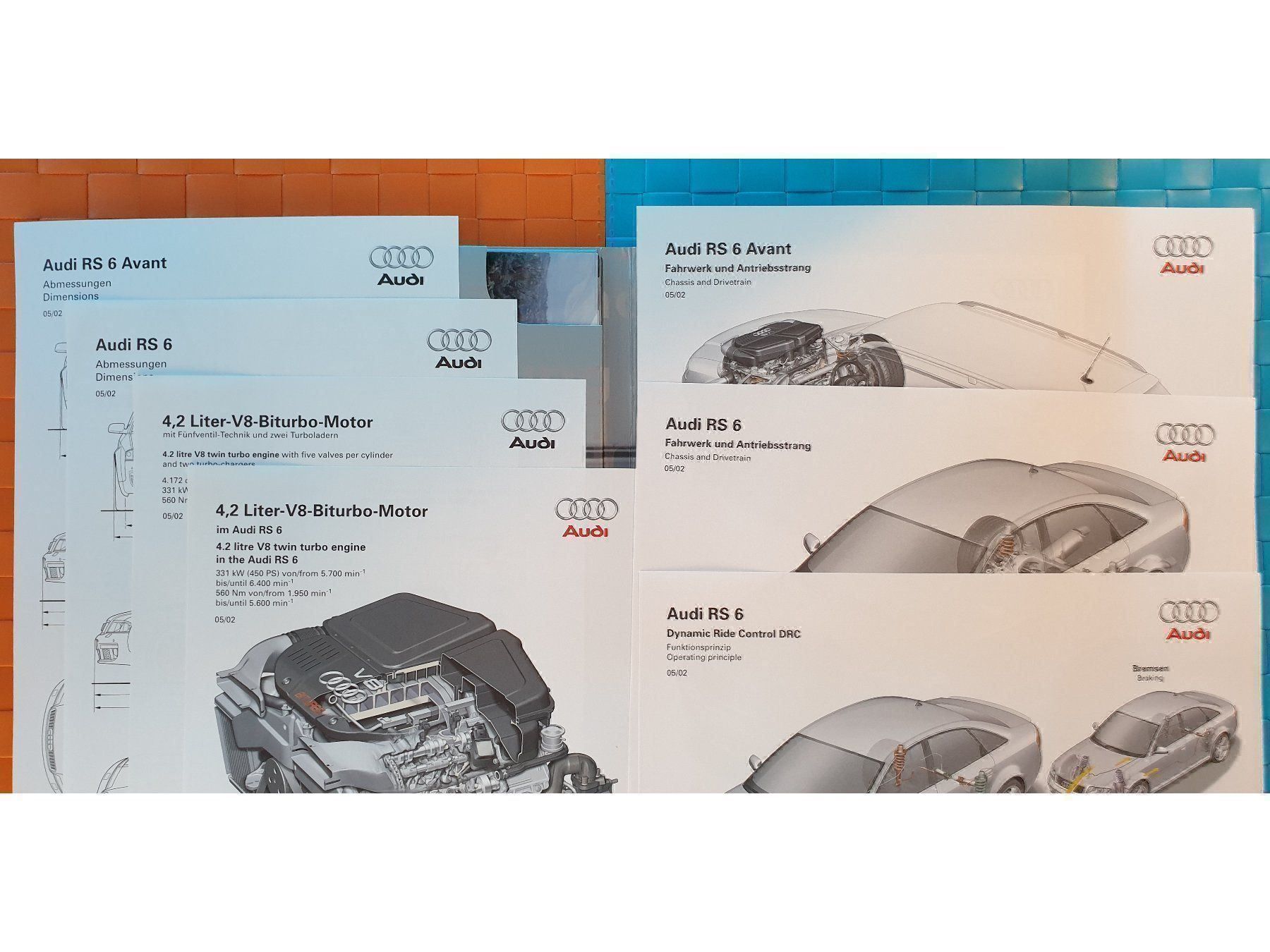 Riviste & Magazine: AUDI RS6 - Prospekt / Pressemappe / Press Kit – Nuovo (secondo la descrizione) da Viganello venduto da CARLiteratur 4