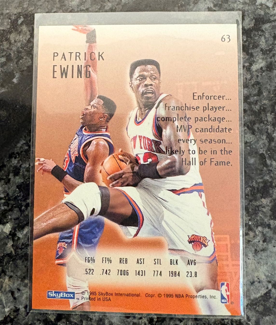 Nba Cartes à collectionner: NBA Patrick Ewing Skybox E Motion 94/95 Ca d – Neuf (Voir description) à Muttenz par joba23 1