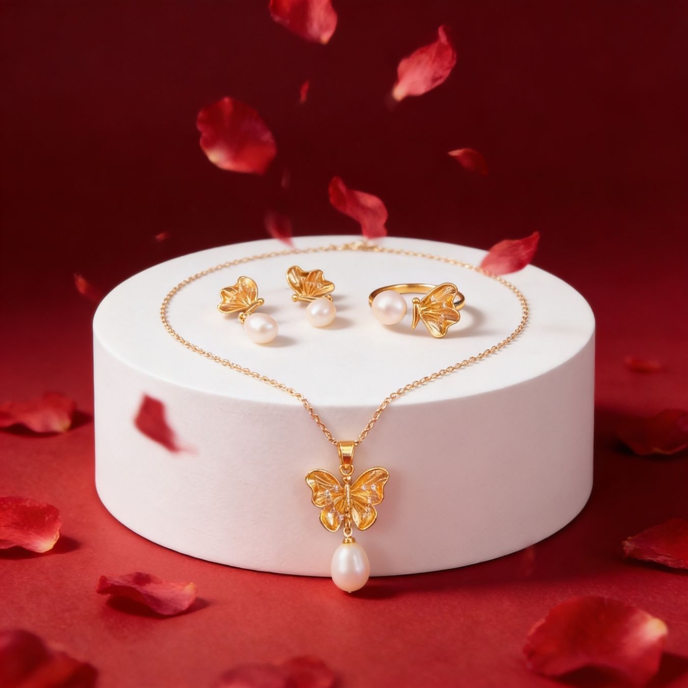 Altri gioielli: Parure Papillon Perlé – Nuovo e nell'imballaggio originale da St-Maurice venduto da Sandrinette123 3