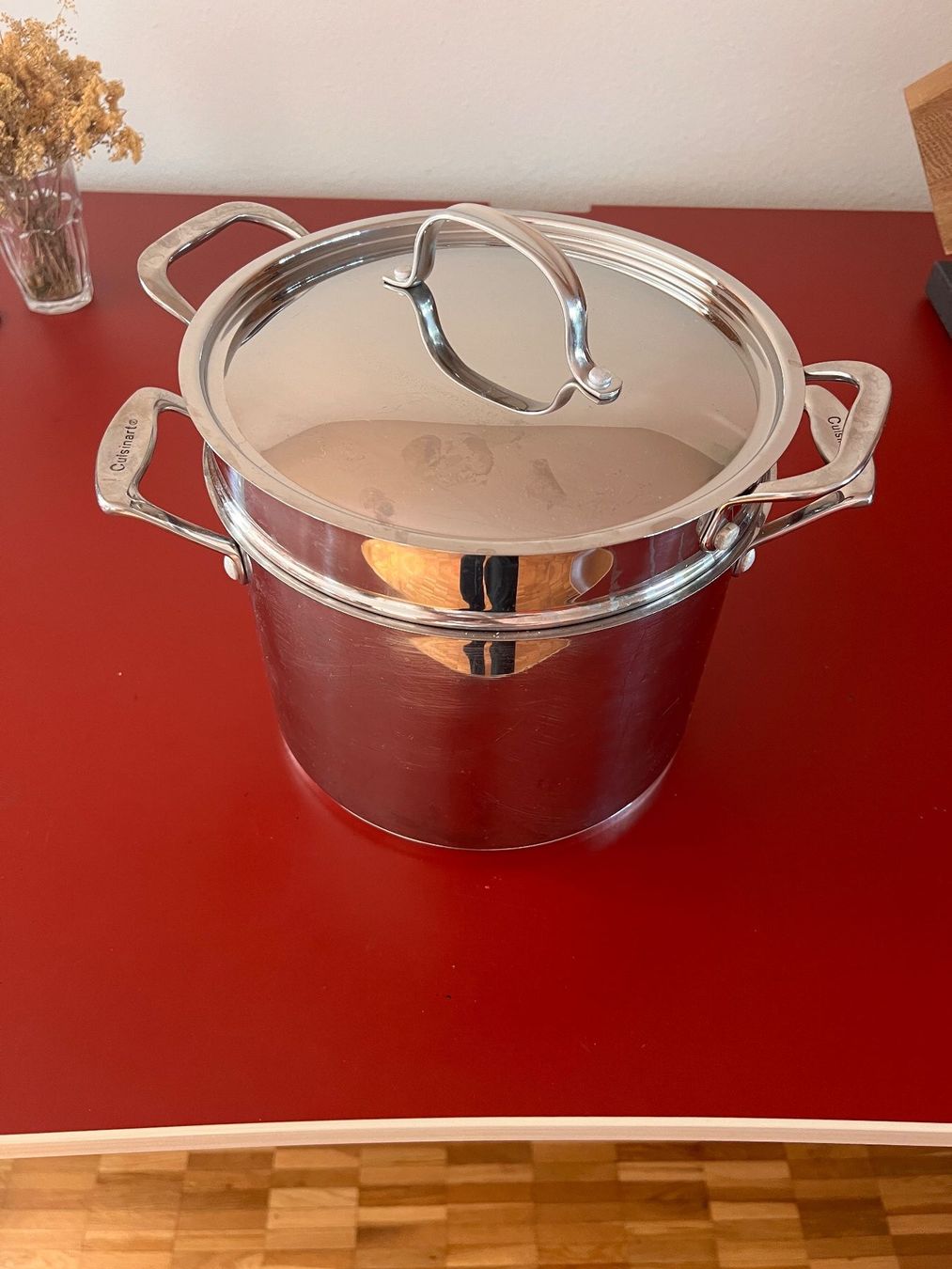 Töpfe: Cuisinart Kochtopf mit Deckel & Dämpfeinsatz 7.6L / 8QT – Gebraucht aus Arlesheim von Haks