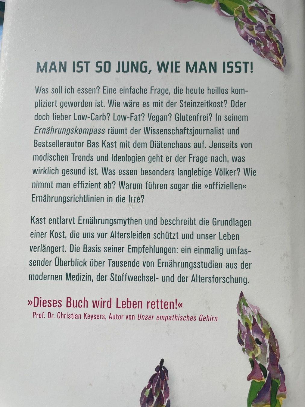 Bücher: Bas Kast "Der Ernährungskompass" - Hardcover – Neu (gemäss Beschreibung) aus Zürich von cor_zx2g 1