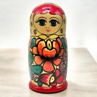 Ensemble de 5 poupées Matryoshka russes traditionnelles