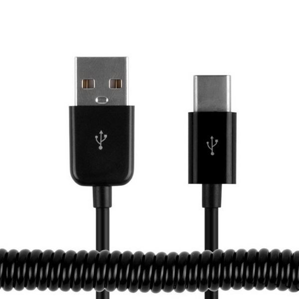 Cavi per trasmissione dati: 3m Spiral USB-C / Typ-C 3.1 zu USB 2.0 L – Nuovo e nell'imballaggio originale da Aesch BL venduto da Elektronik_Laden 3