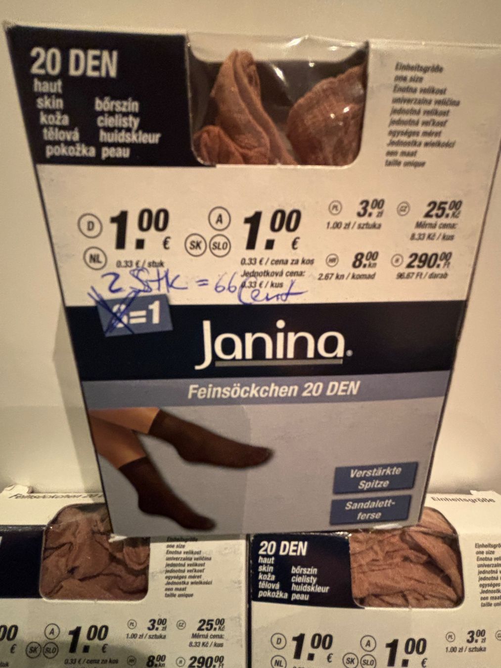 Lidl Calze: Damen Söckchen hautfarbig 8 Paar – Nuovo (secondo la descrizione) da Rafz venduto da findelmundo68 2