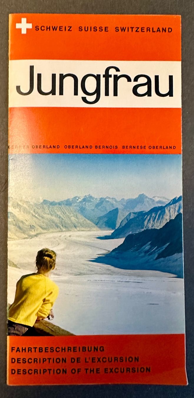 Documenti: Jungfrau. Fahrtbeschreibung. – Usato da Zürich venduto da allp