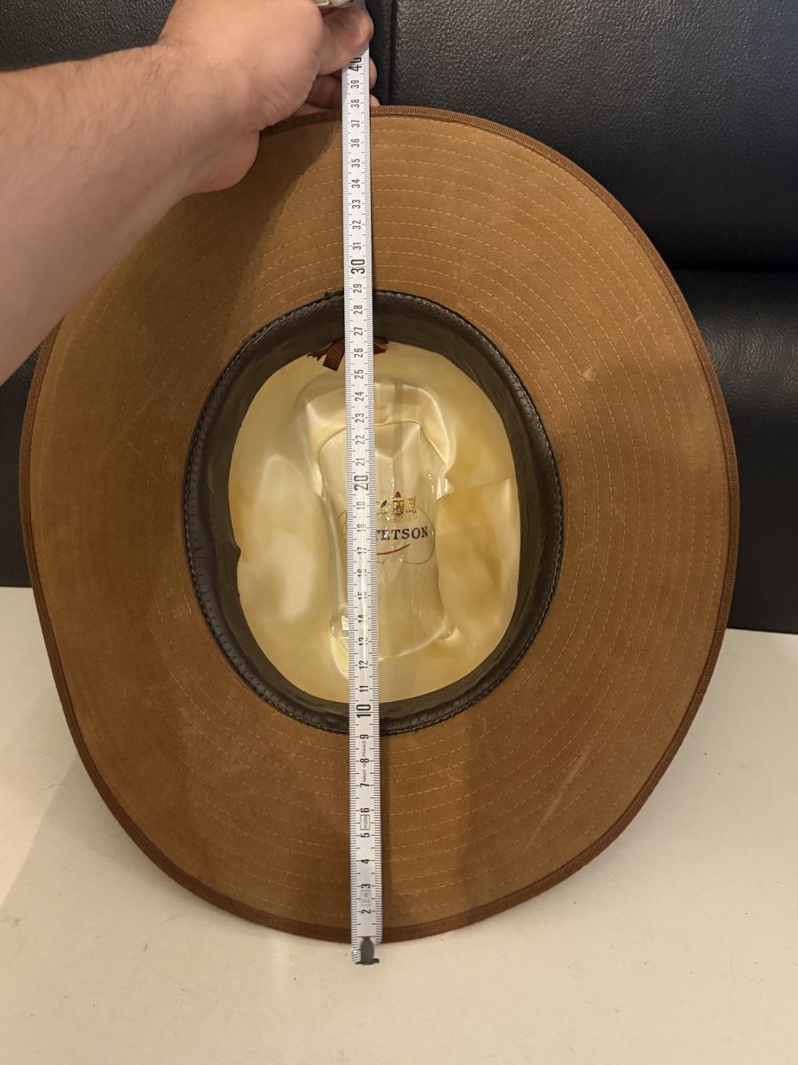 Stetson Copricapi, berretti & cappellini: Authentic Stetson Western Velour Felt Hat Size 7 – Usato da Genève venduto da sho_67qj 3
