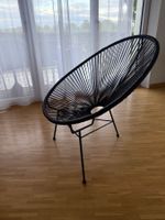 Acapulco Chair Schwarz - Outdoor & Indoor Lounge Sessel