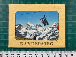 Kandersteg, vintage Souvenir Foto Mappe, Tourismus, Bern