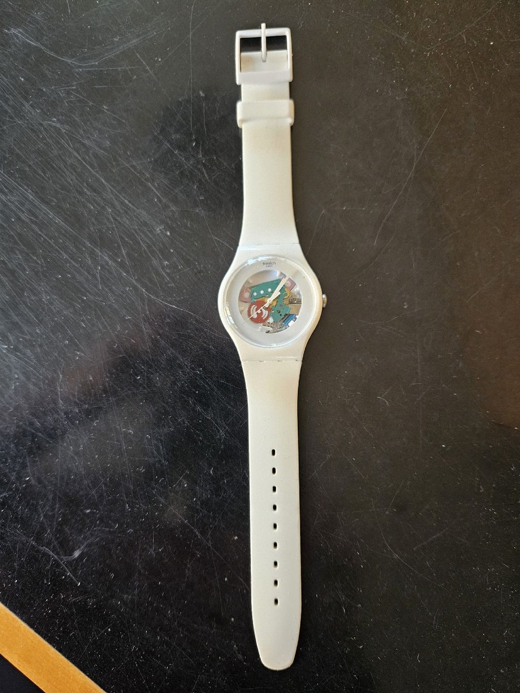 Swatch Orologi: Swatch SUOW100 mit Silikonarmband – Usato da Rüti ZH venduto da Moli8 1