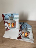 Weihnachtskarten "Laterne" 35 Stück NEU
