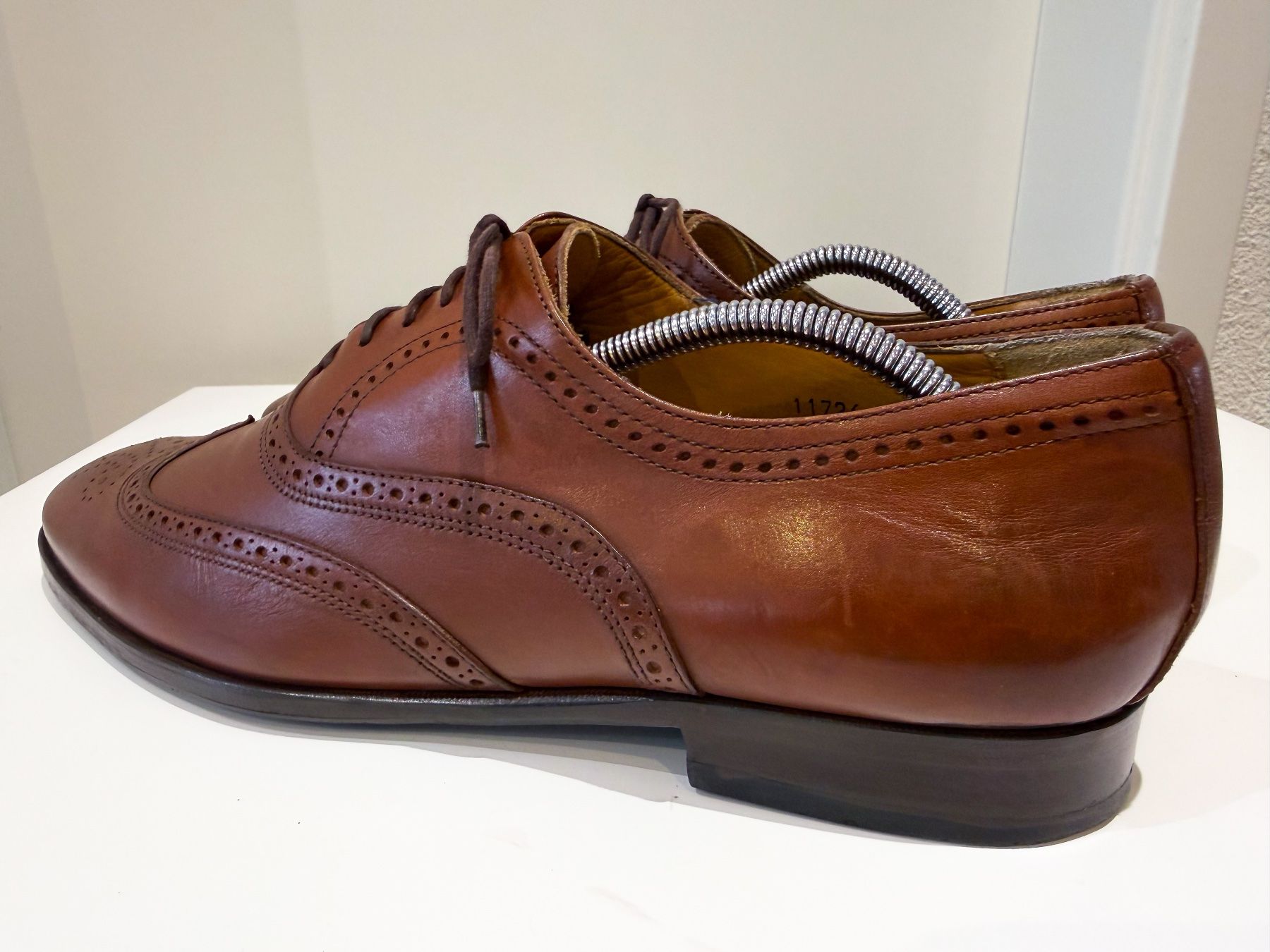 Scarpe da uomo: Armando Silva Brogue Schuhe Gr. 44 Leder Full Brogue – Usato da Dietikon venduto da Angy94 3