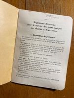 Manuel Sapeurs-Pompiers 1944 Moto-Pompes Feuerwehrleute