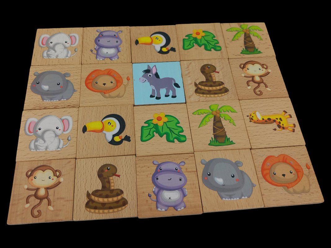 Das Legespiel aus Holz (Gebraucht) in Hünenberg für CHF 6 – mit ...