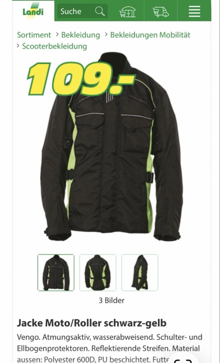 Giacche: Motorrad-/Scooter-Jacke – Nuovo (secondo la descrizione) da Liestal venduto da Pentae 3