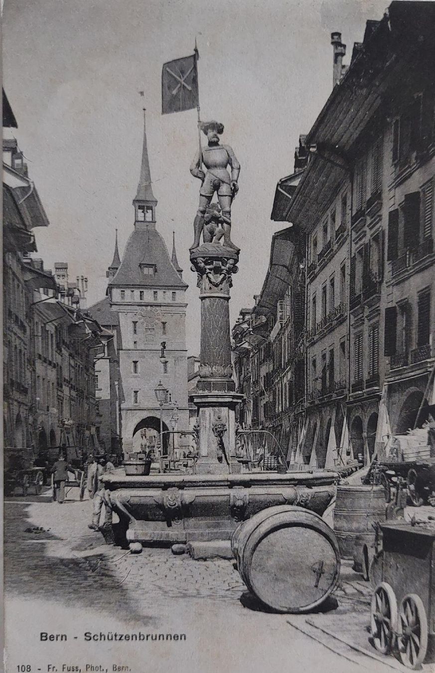 Cartes postales: BERN  -  Schützenbrunnen – D'occasion à Delémont par Domdom1