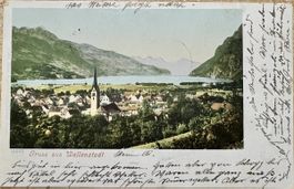 AK 126 jährig Gruss von Walenstadt SG.