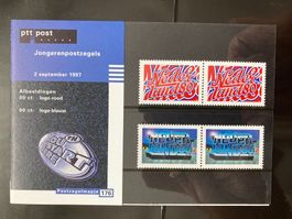 Niederlande 1997 Briefmarkenmappe postzegelmapje 176 postfr.