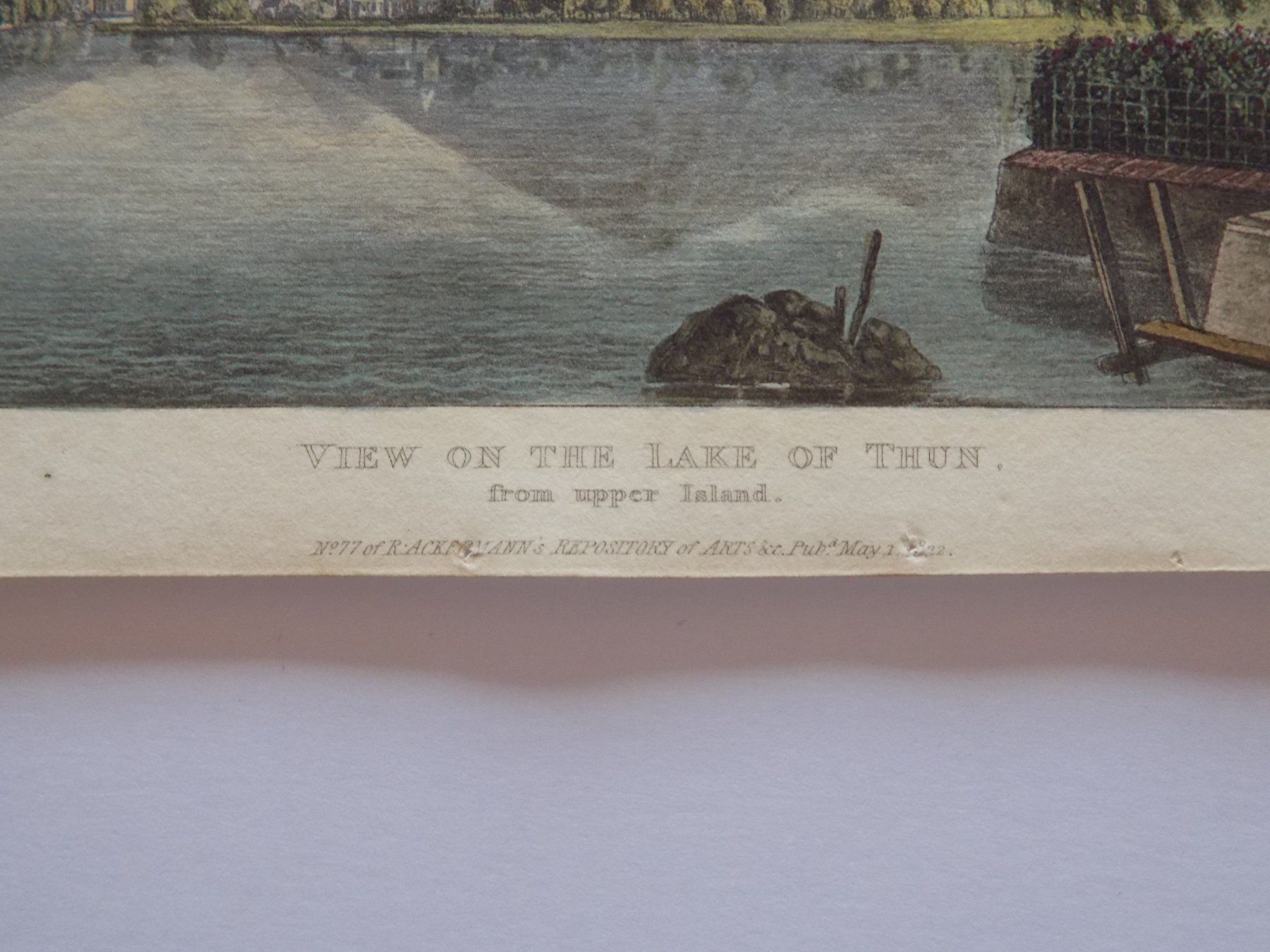 Stiche: View on the lake of Thun – Gebraucht aus Risch von Rischli15 2