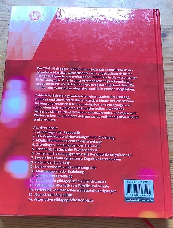 Livres: Pädagogik Westermann – D'occasion à Wabern par walsn1 1