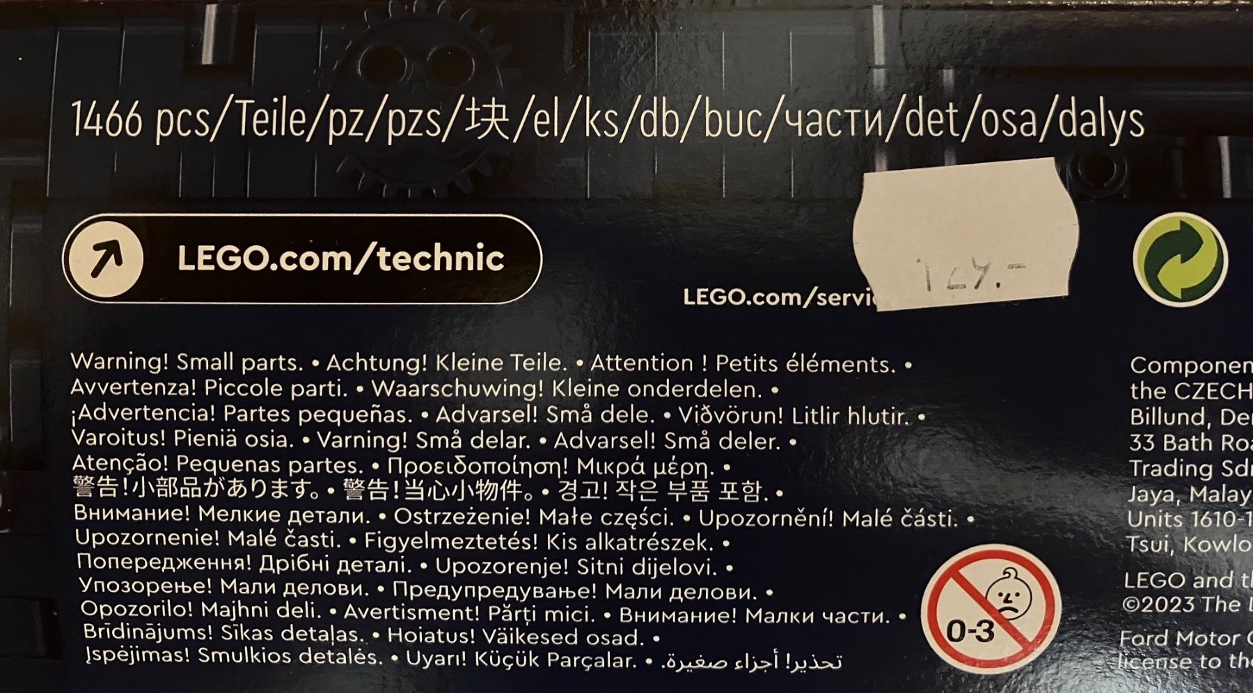 Lego Kit di costruzioni: LEGO Technic Ford GT 2022 REF 42154 – Nuovo e nell'imballaggio originale da CHENE-BOUGERIES venduto da homeswisshome 3