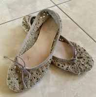 Ballerinas vom Mercanti Fiorentini beige Gr. 38, Naturleder
