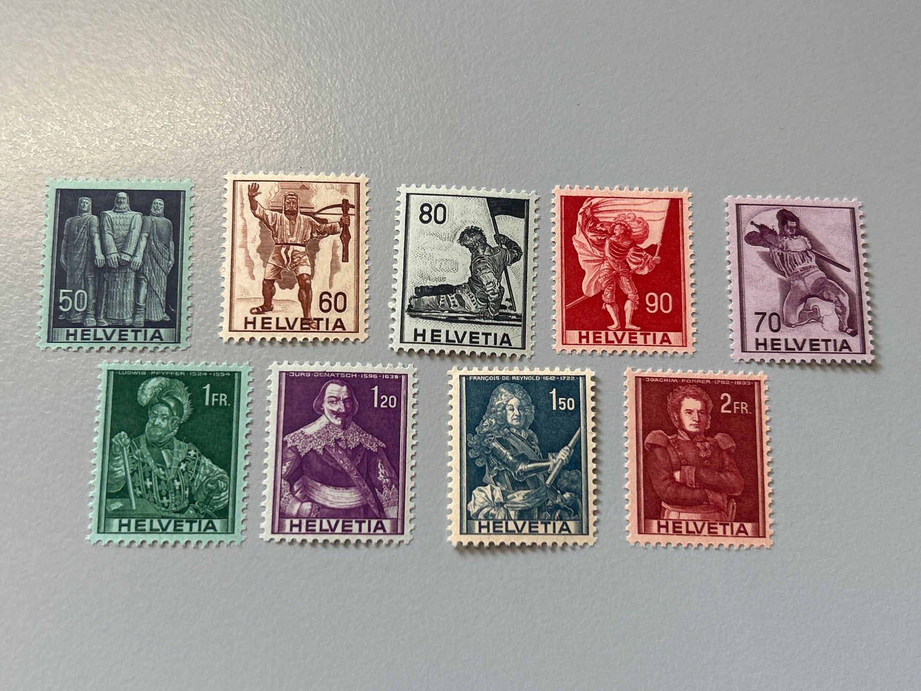 Alle Briefmarken: Briefmarke - Schweiz - Freimarken 1941 - postfrisch – Neu (gemäss Beschreibung) aus Villnachern von RicardoMary