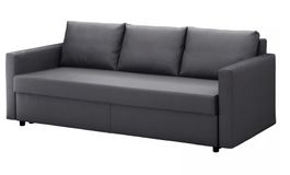 IKEA FRIHETEN 3-seat sofa-bed – Skiftebo dark grey