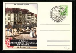 Erfurt, V. Briefmarken-Ausstellung 27.2.