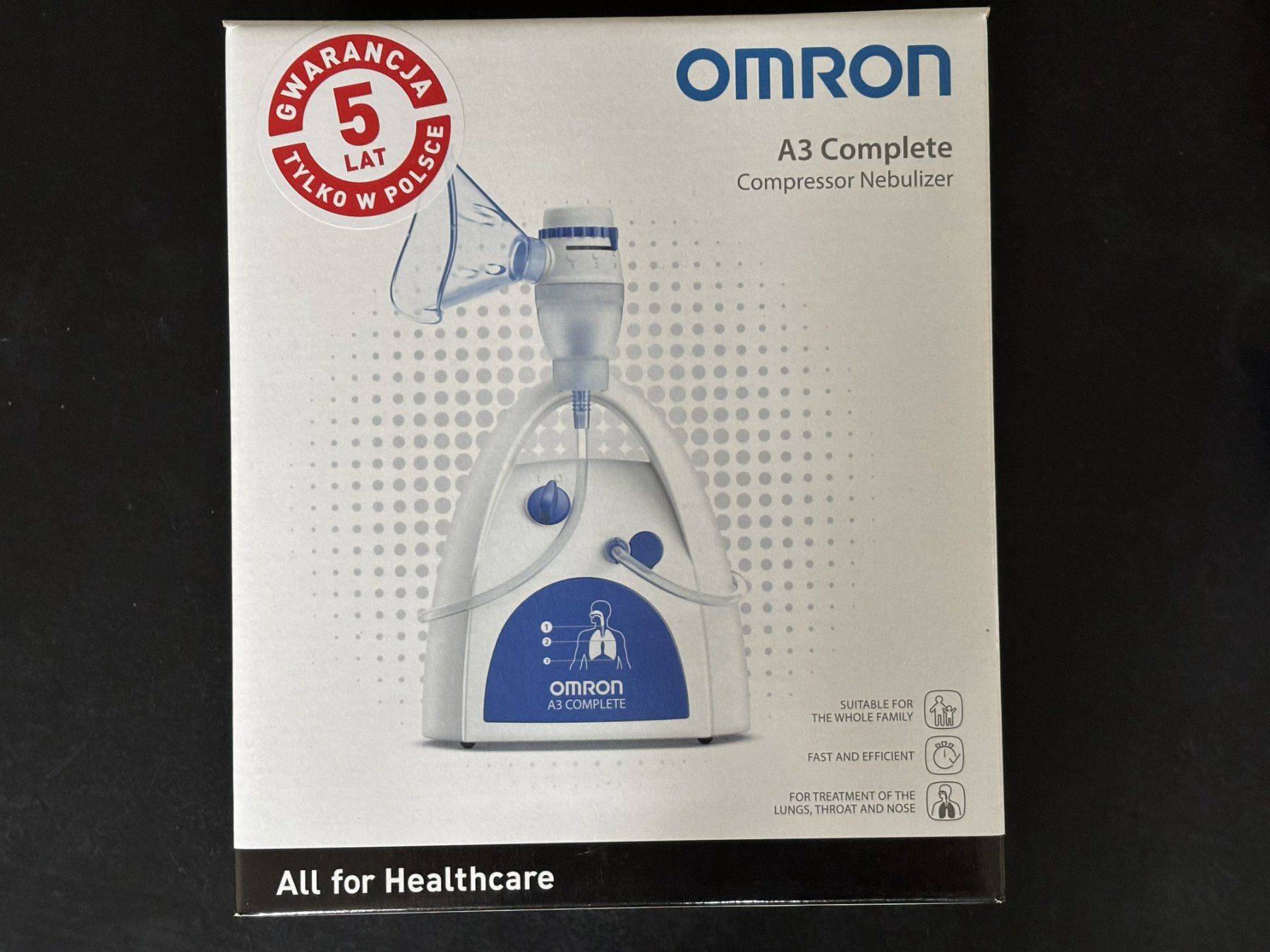 Omron Attrezzature mediche: OMRON A3 Inhalationsgerät Complete Compressor Nebulizer – Usato da Zürich venduto da wbjn 2