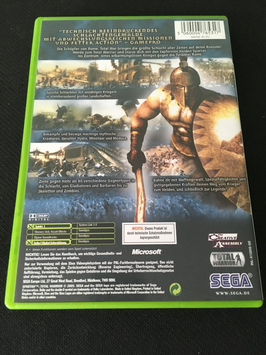 Microsoft Giochi: Spartan Total Warrior für Xbox – Usato da St.Gallen venduto da sjosjo 1