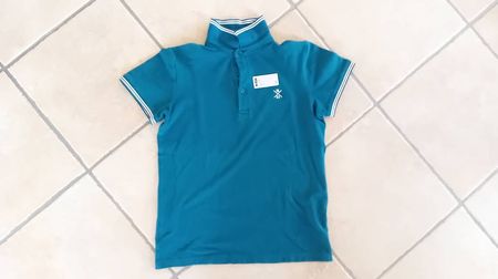 Polo bleu canard / 146