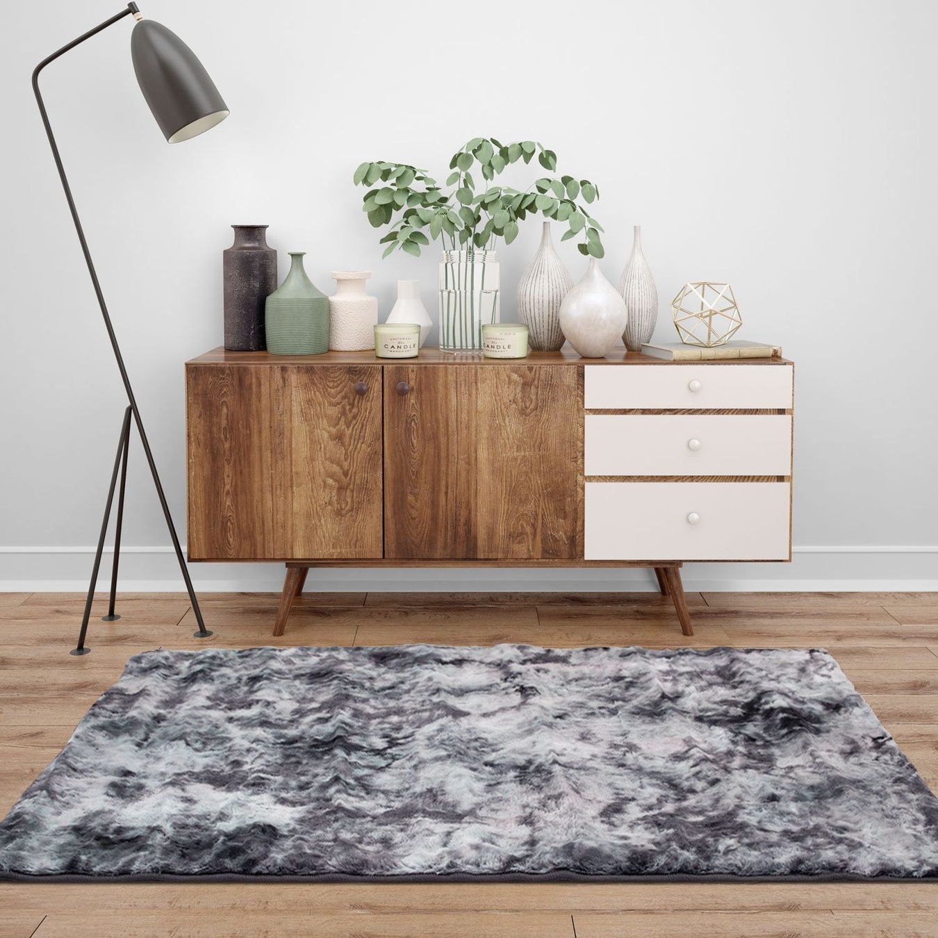 Tappeti: Hochflorteppich Toledo 500 Graphite, 160x230cm – Nuovo e nell'imballaggio originale da Reinach AG venduto da carpethouse 9