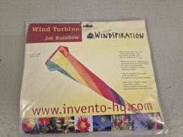 Windspiel Regenbogen 3m Windturbine Windspirale Neu