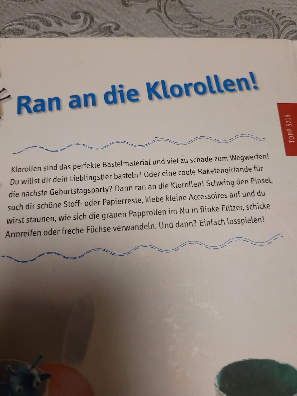 Libri: Klorollen-Bastelbuch – Nuovo (secondo la descrizione) da Biel/Bienne venduto da Aare5 1