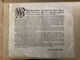 Canzley der Stadt Zürich: Lebensmittelverordnung 1794