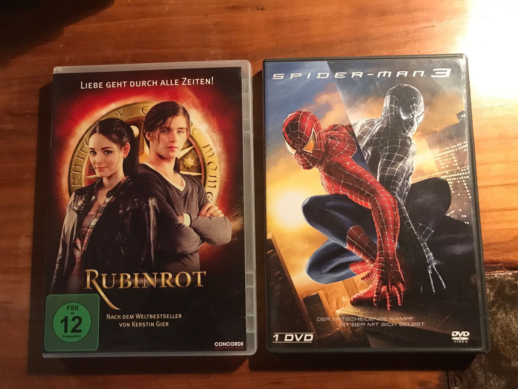 Tutti i DVDs: Rubinrot, Spiderman 3 – Usato da Schliern b. Köniz venduto da Corinu59