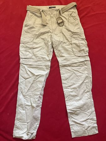 C.U. & Co. Cargohose 2-in-1 beige Grösse 44 guter Zustand