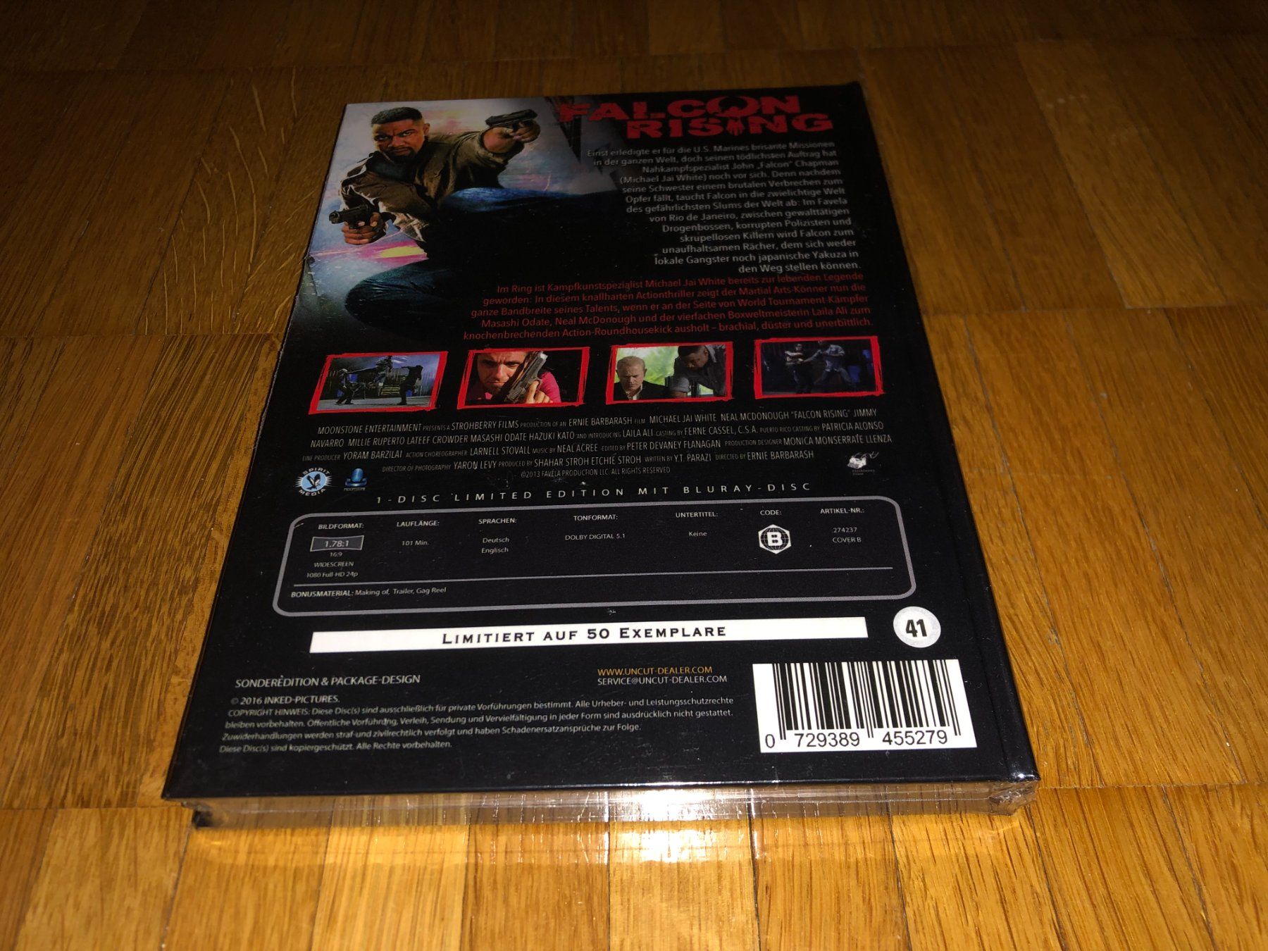 Tutti i DVDs: Falcon Rising - MEDIABOOK - UNCUT – Nuovo e nell'imballaggio originale da Basel venduto da havsok 1
