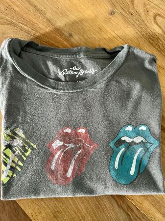 Rolling Stones Lips Shirt Gr. M Original Bandshirt