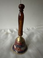 Messing Tisch-Glocke, Jerusalem Souvenir, Vintage Zustand