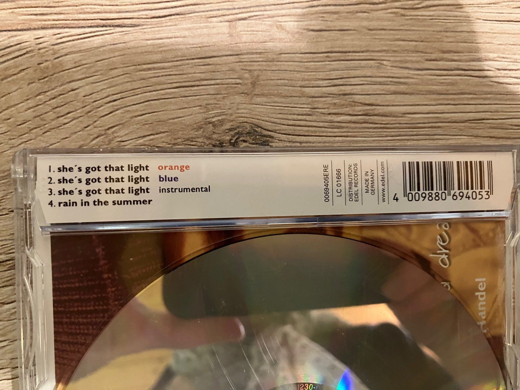CD: CD Single Orange Blue / She's got that light – Usato da Thun venduto da Rebeccat 1