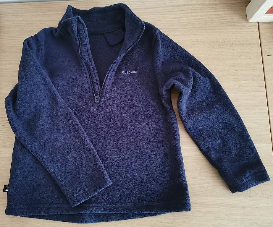 Giacche & Cappotti: Fleece Jacke Decathlon, Gr. 92/98, dunkelblau  – Usato da Dietikon venduto da Sandra_Luka