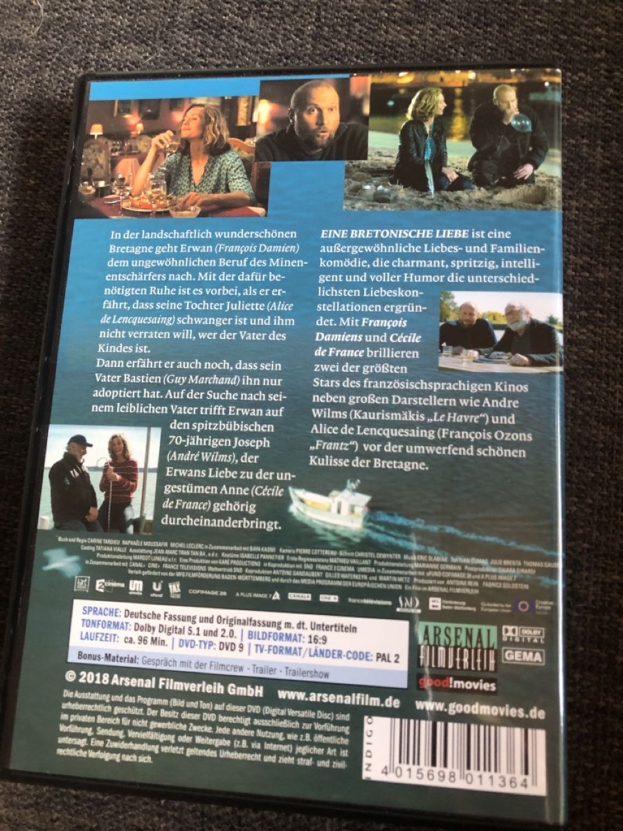 Tutti i DVDs: DVD, EINE BRETONISCHE LIEBE – Usato da Balsthal venduto da Katzenfan99 1